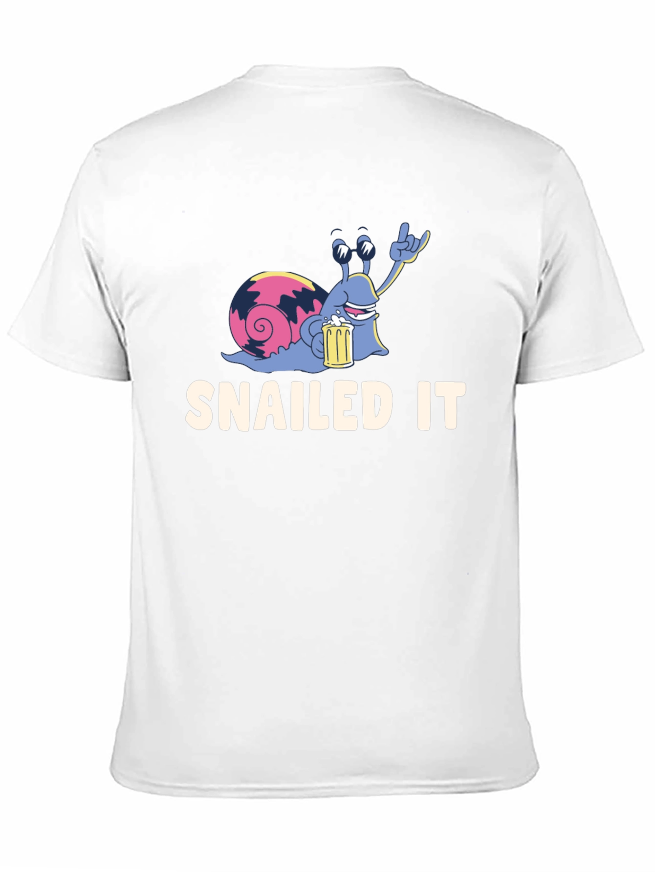 SNAILED IT Snail Beer T-Shirt Funny Tee
