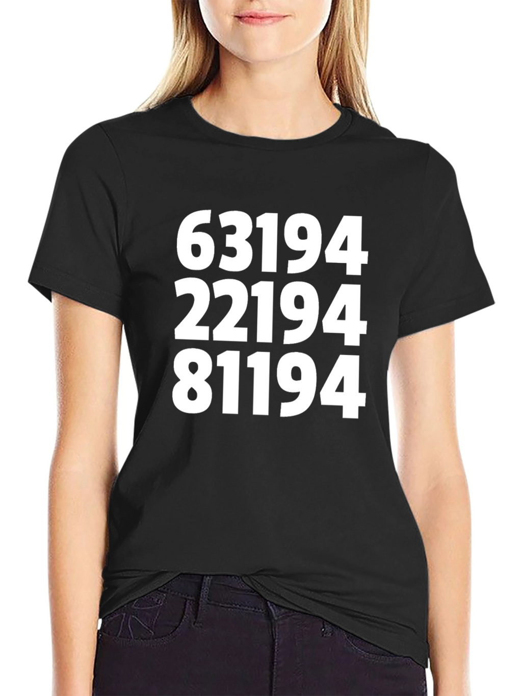 Numerical T-Shirt - Bold Numbers Graphic Tee