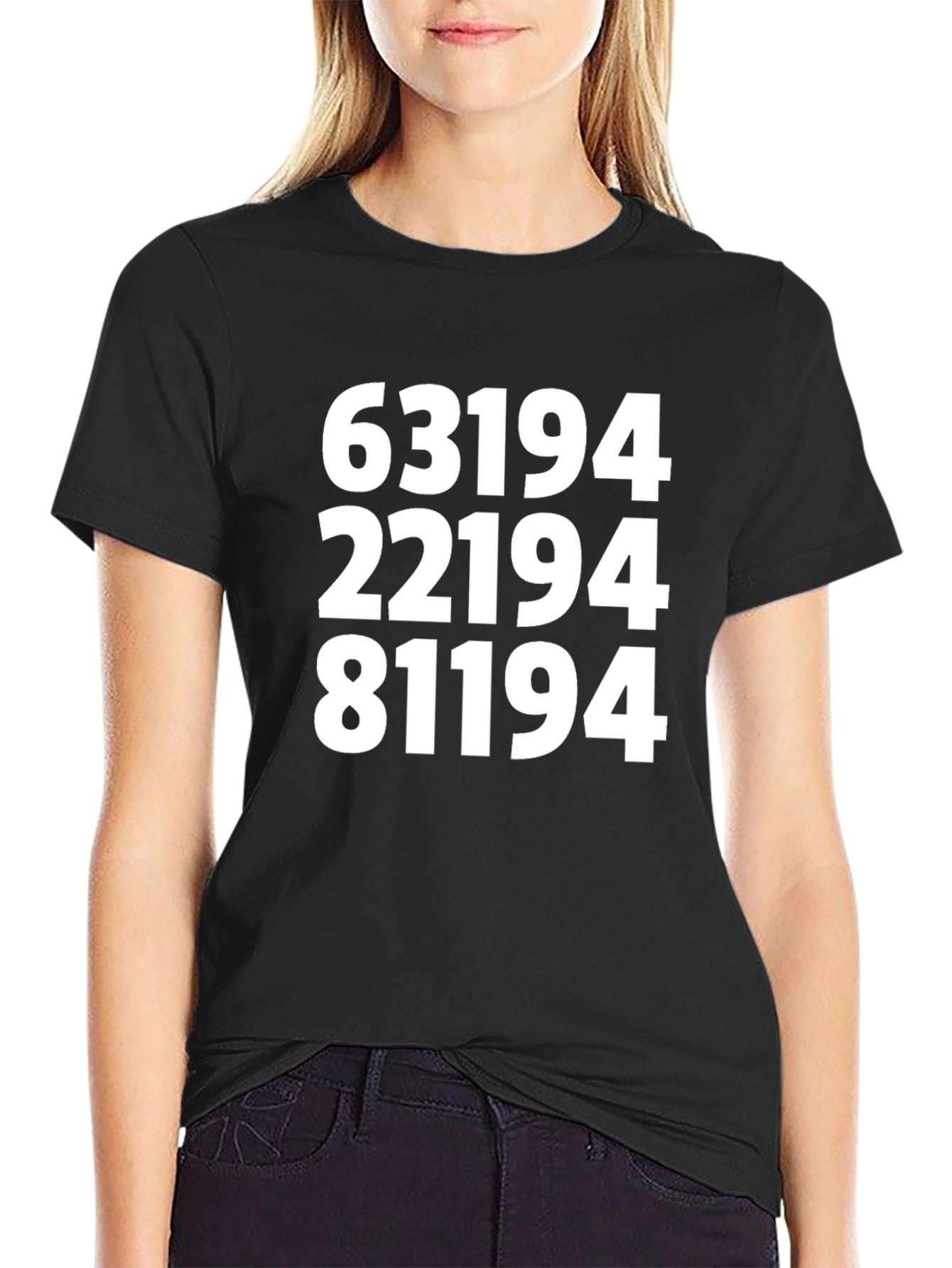 Numerical T-Shirt - Bold Numbers Graphic Tee
