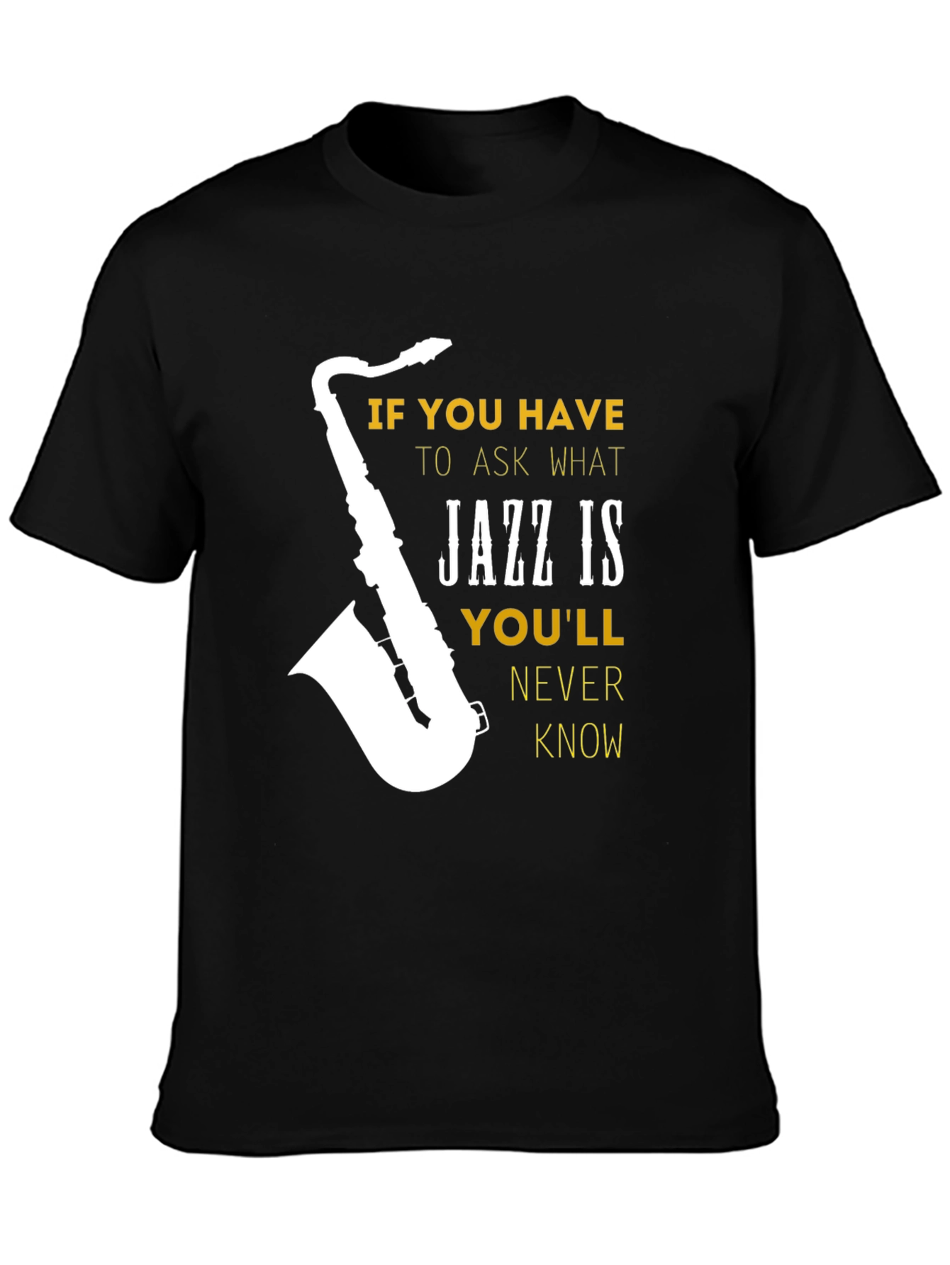 Jazz Music T-Shirt Saxophone Graphic Tee