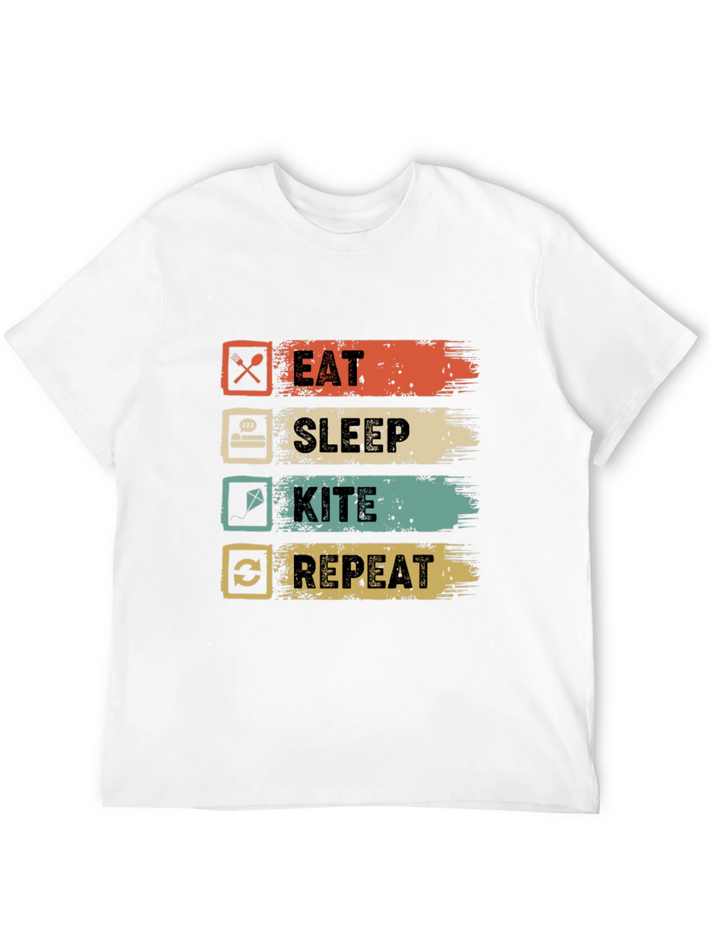 Eat Sleep Kite Repeat Graphic Tee
