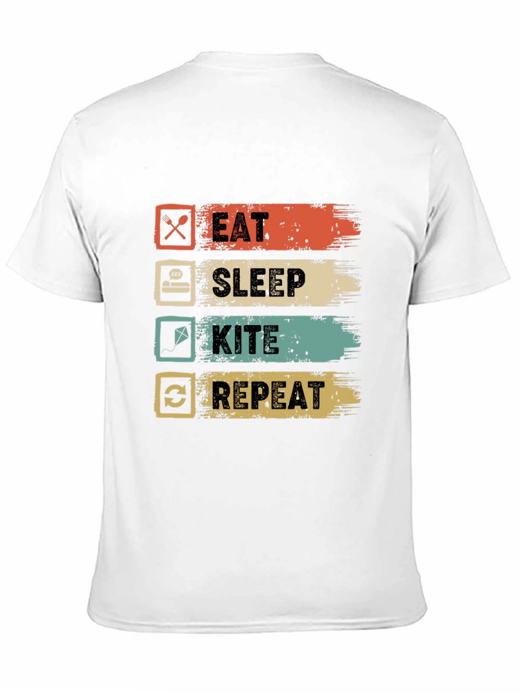 Eat Sleep Kite Repeat Graphic Tee