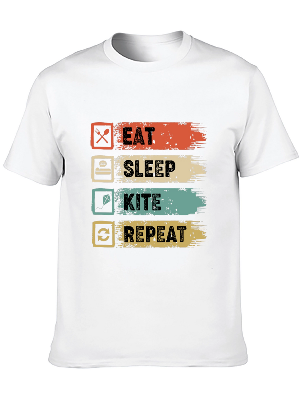 Eat Sleep Kite Repeat Graphic Tee