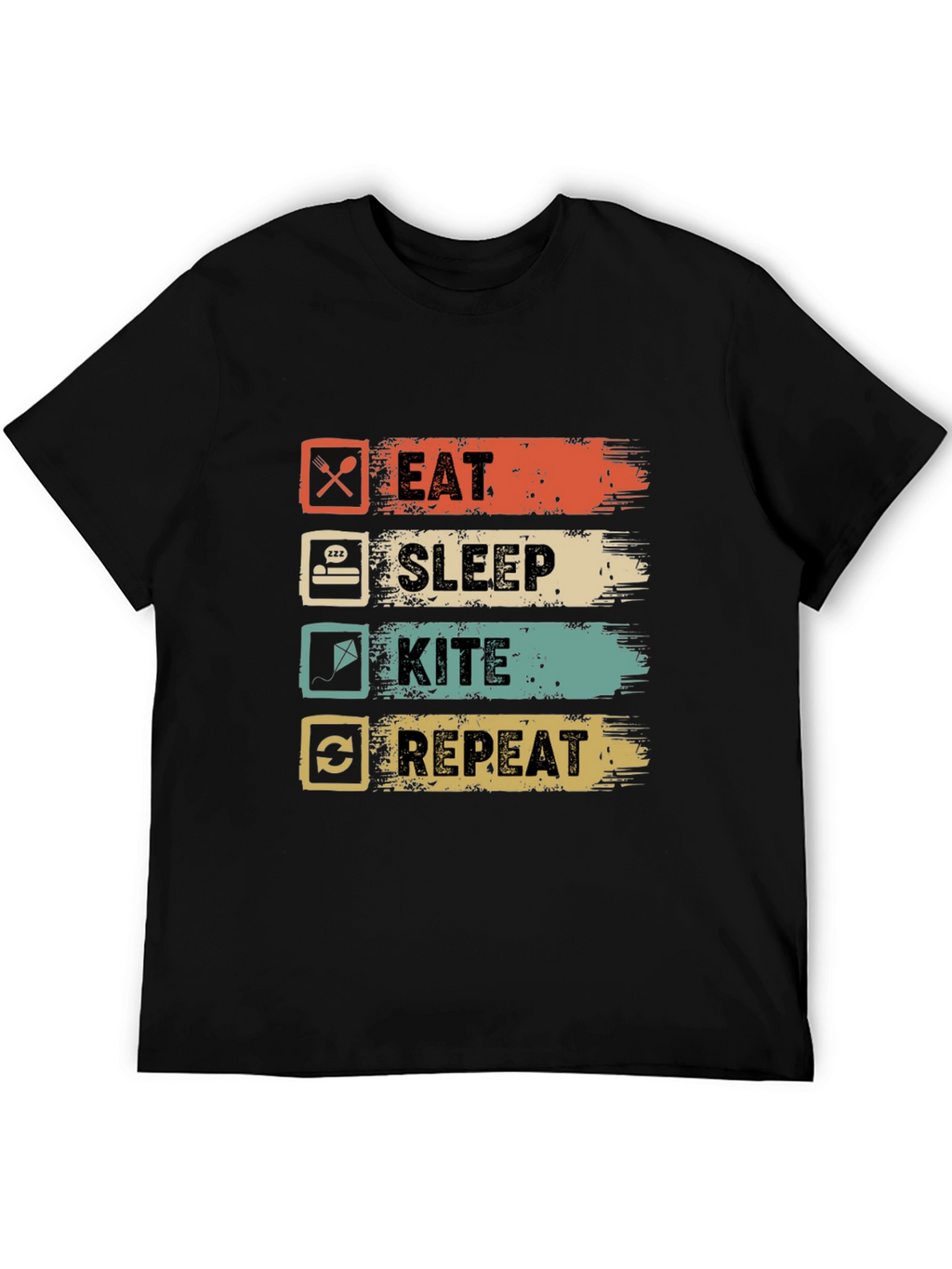 Eat Sleep Kite Repeat Graphic Tee