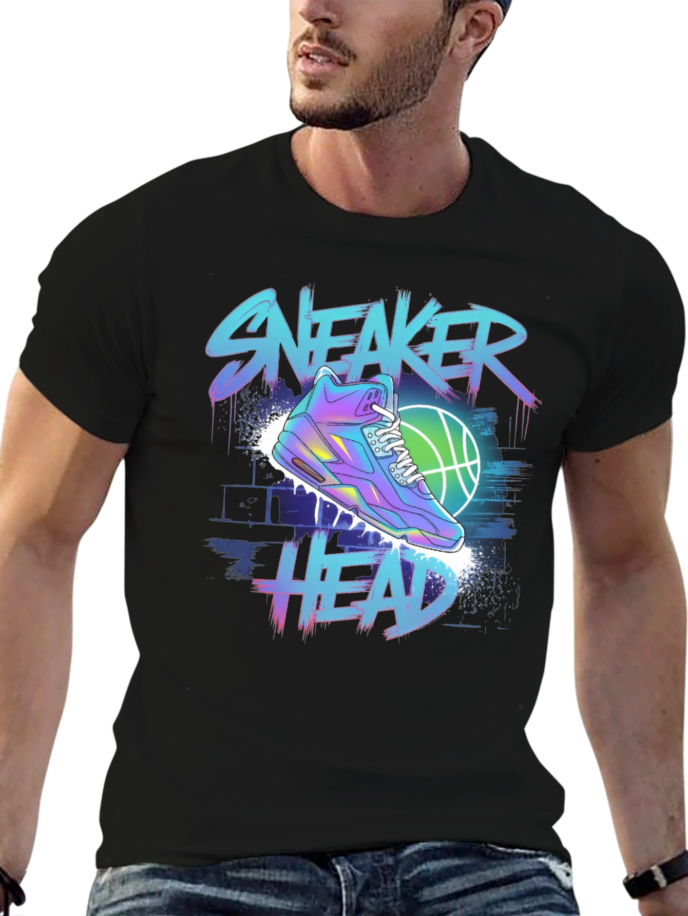 Sneaker Head Graphic T-Shirt
