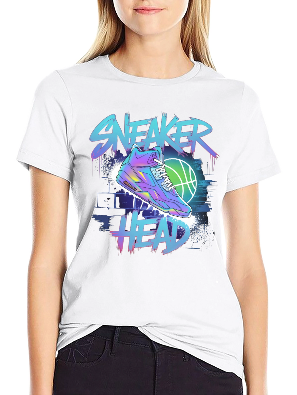Sneaker Head Graphic T-Shirt