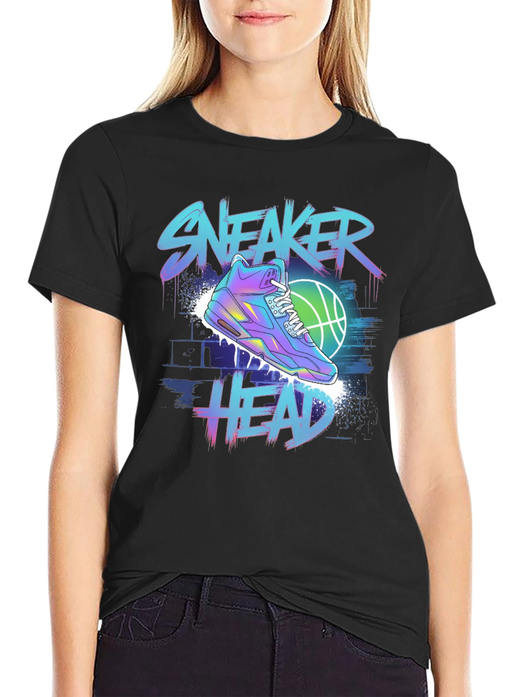 Sneaker Head Graphic T-Shirt