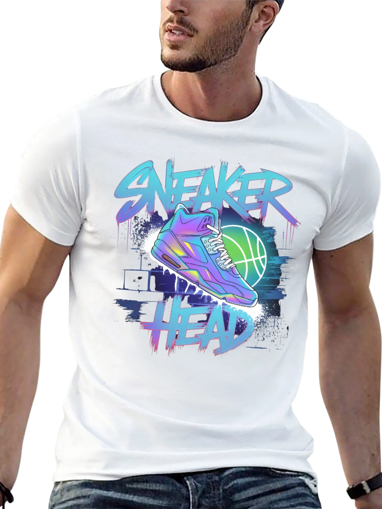 Sneaker Head Graphic T-Shirt