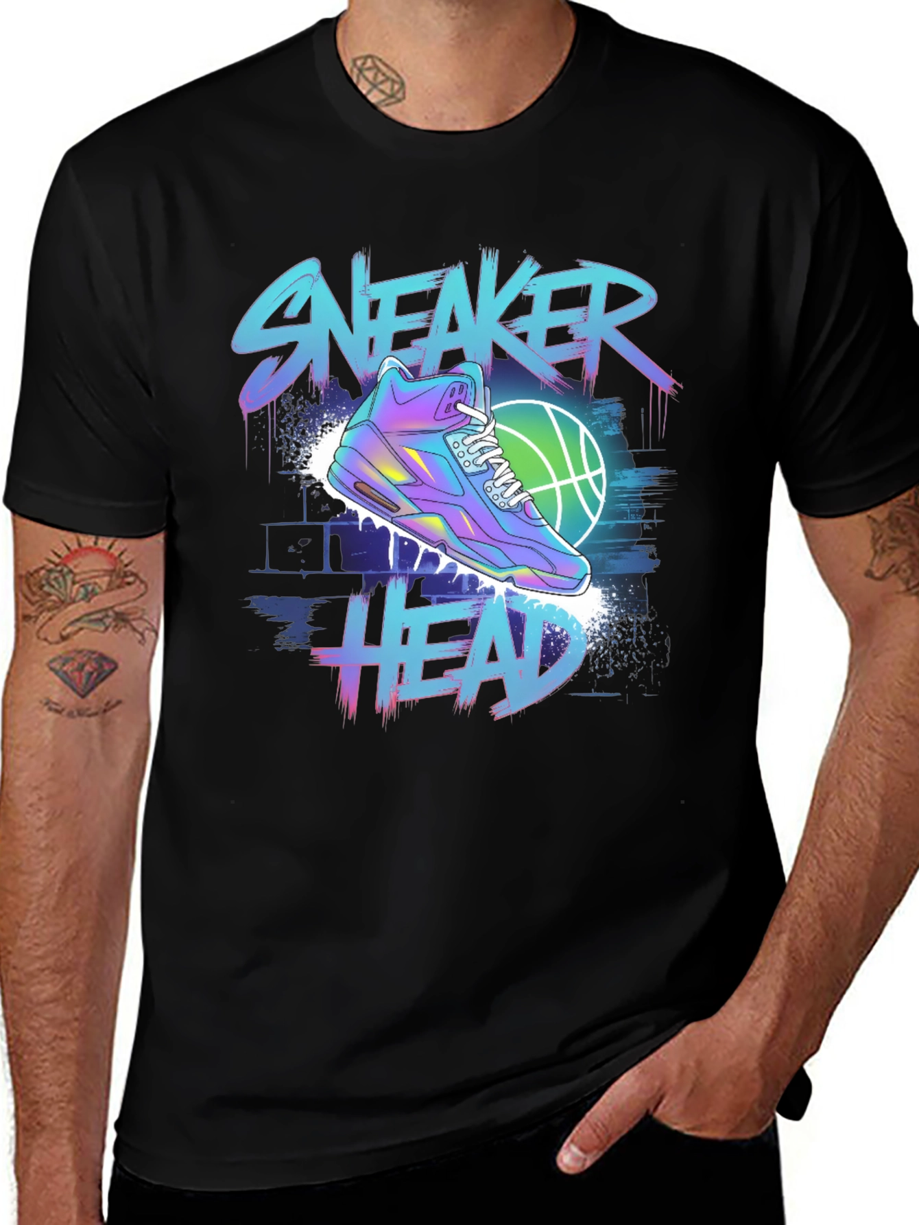 Sneaker Head Graphic T-Shirt