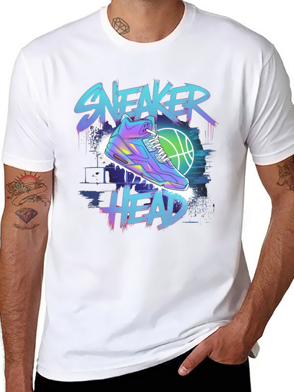 Sneaker Head Graphic T-Shirt