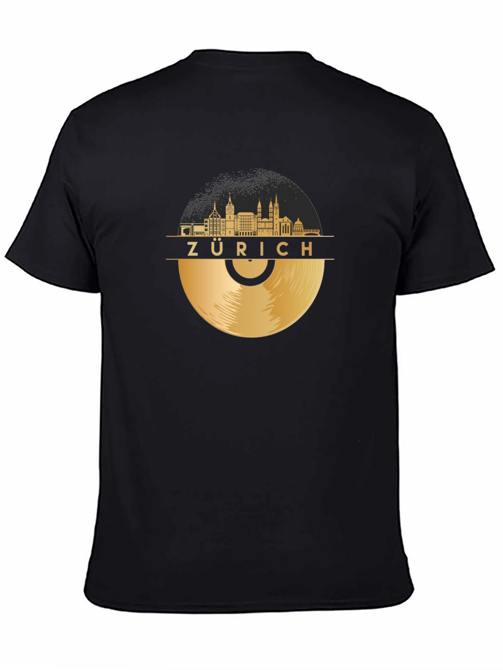 Zurich Skyline Record T-Shirt