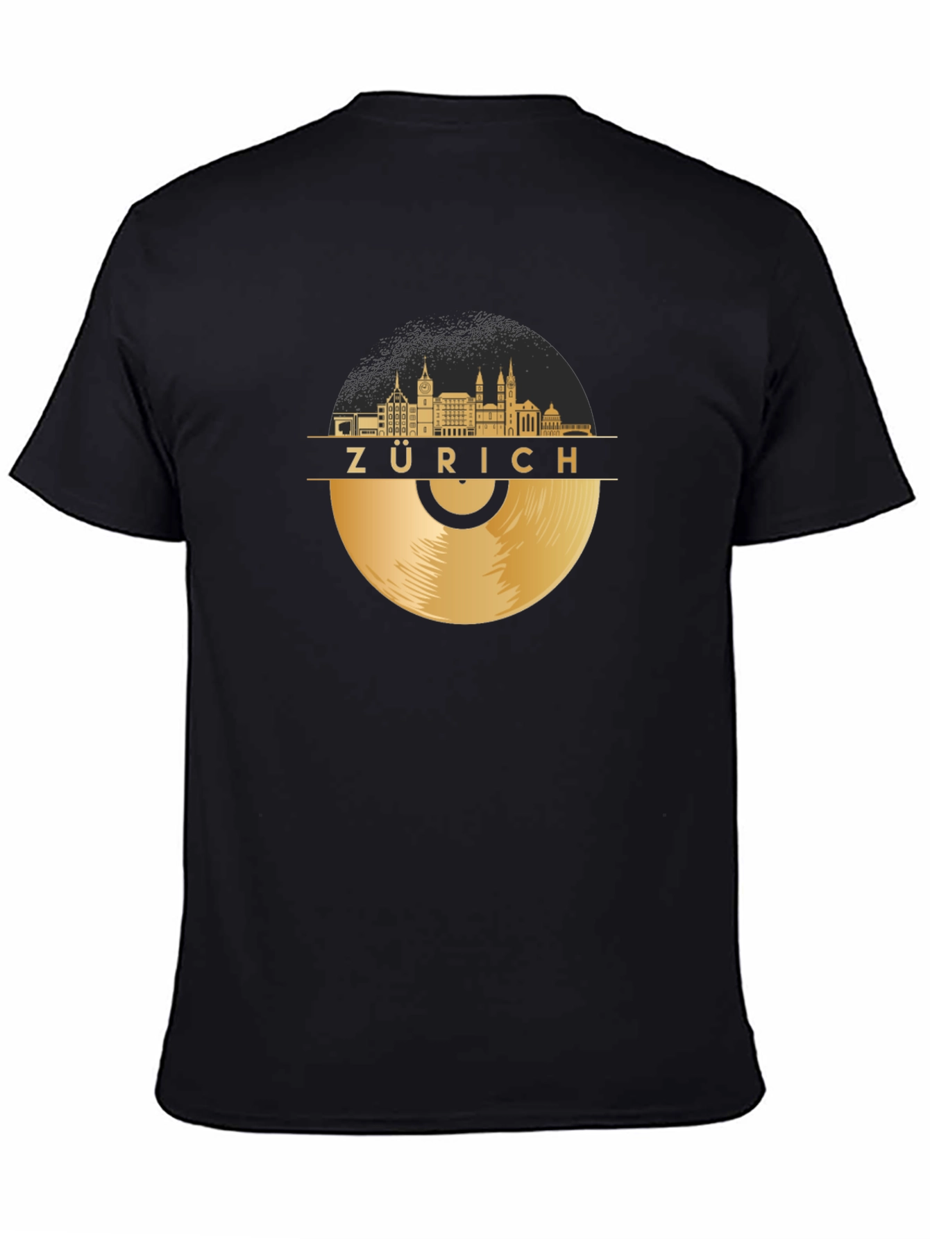 Zurich Skyline Record T-Shirt