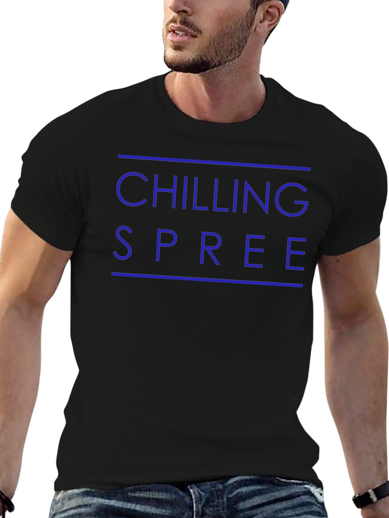 Chilling Spree Graphic Tee - Relaxed Style