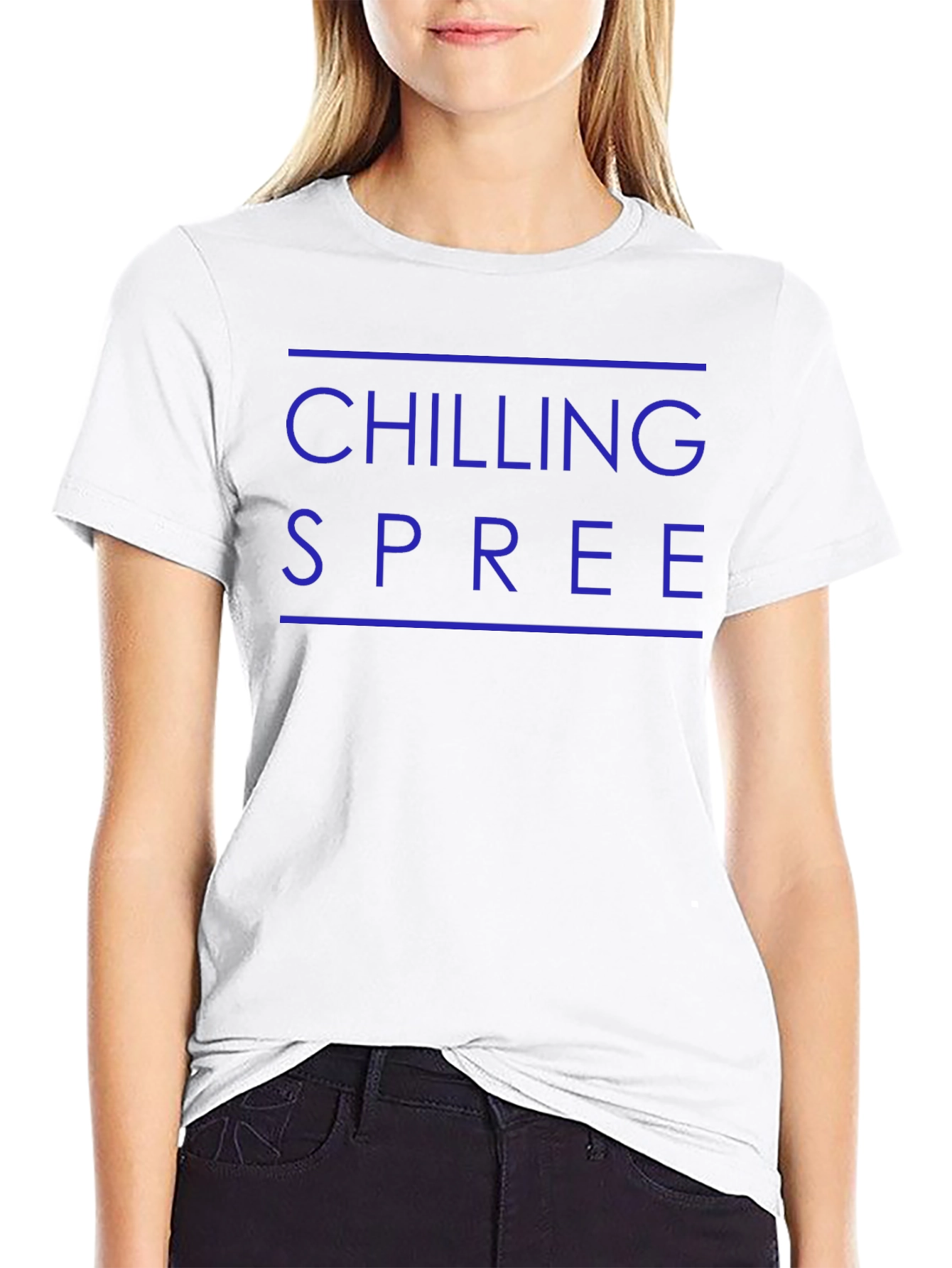 Chilling Spree Graphic Tee - Relaxed Style