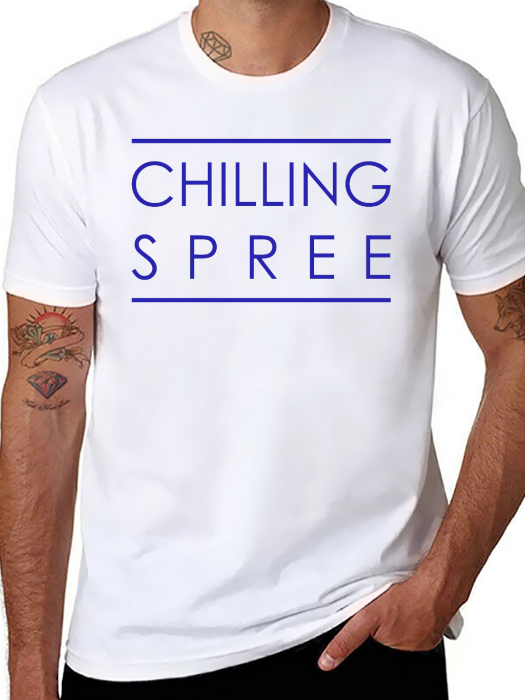 Chilling Spree Graphic Tee - Relaxed Style