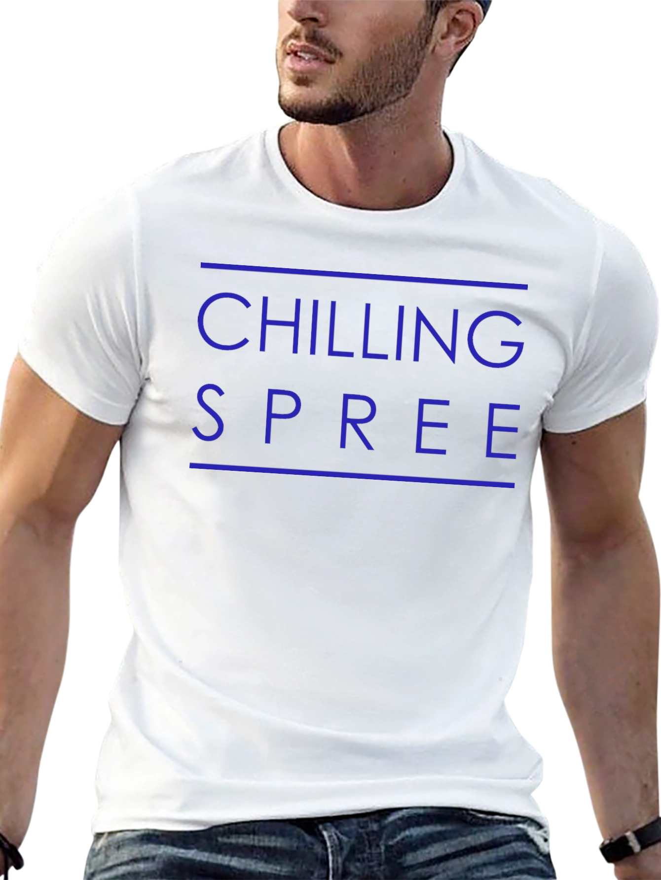 Chilling Spree Graphic Tee - Relaxed Style
