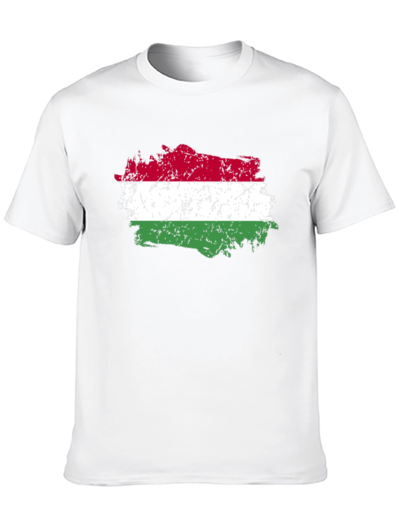 Hungary Flag Distressed T-Shirt