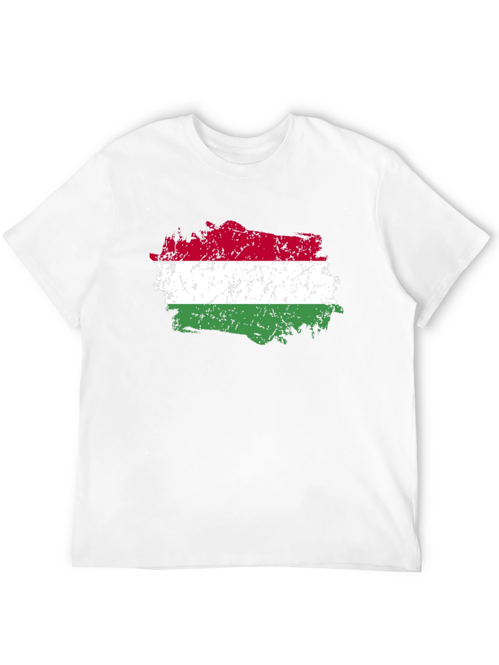 Hungary Flag Distressed T-Shirt