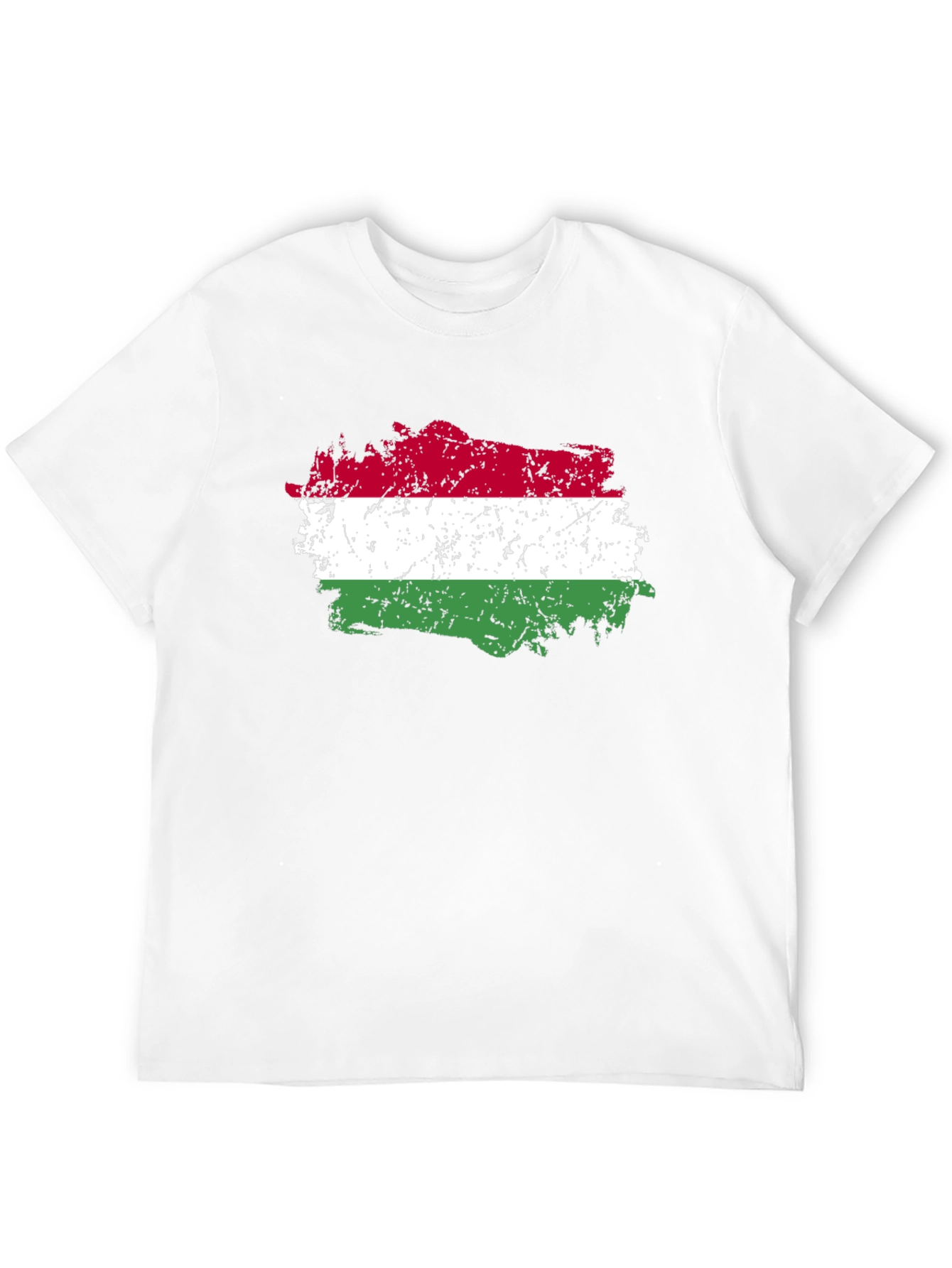 Hungary Flag Distressed T-Shirt