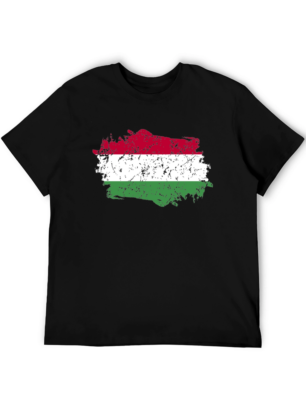 Hungary Flag Distressed T-Shirt