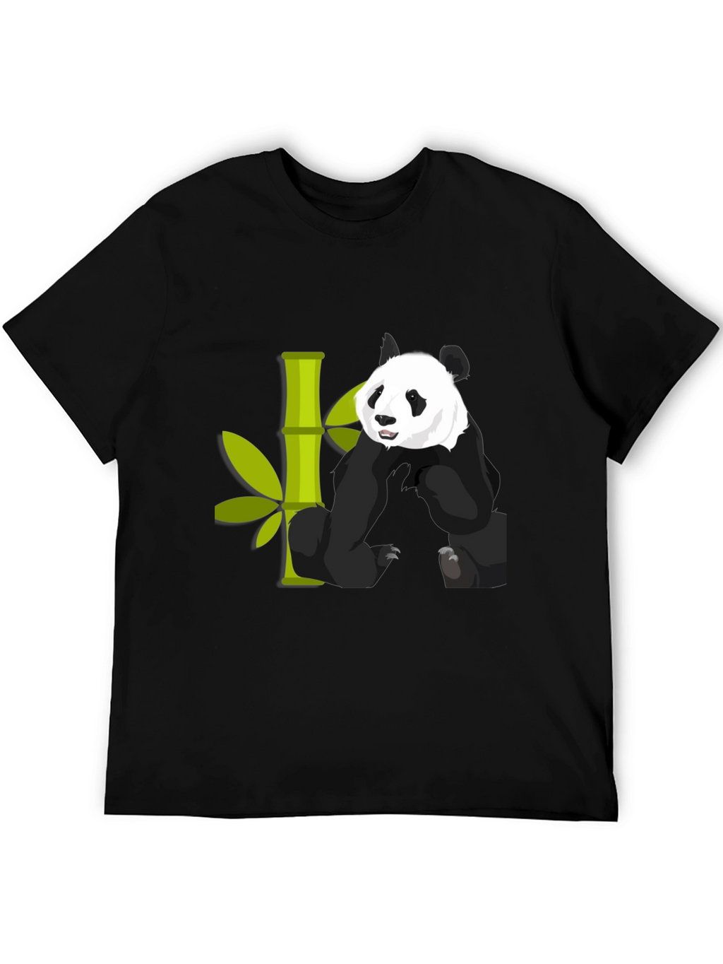 Panda & Bamboo Graphic T-Shirt - Unique Design!