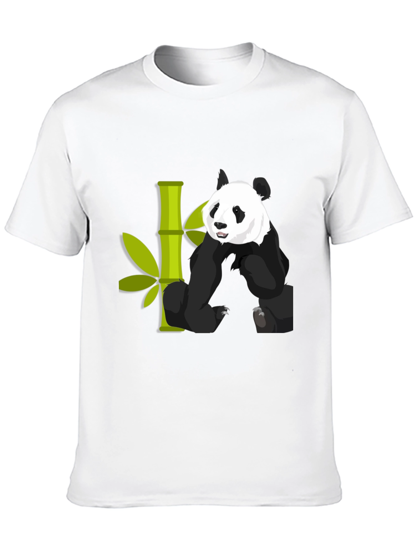 Panda & Bamboo Graphic T-Shirt - Unique Design!