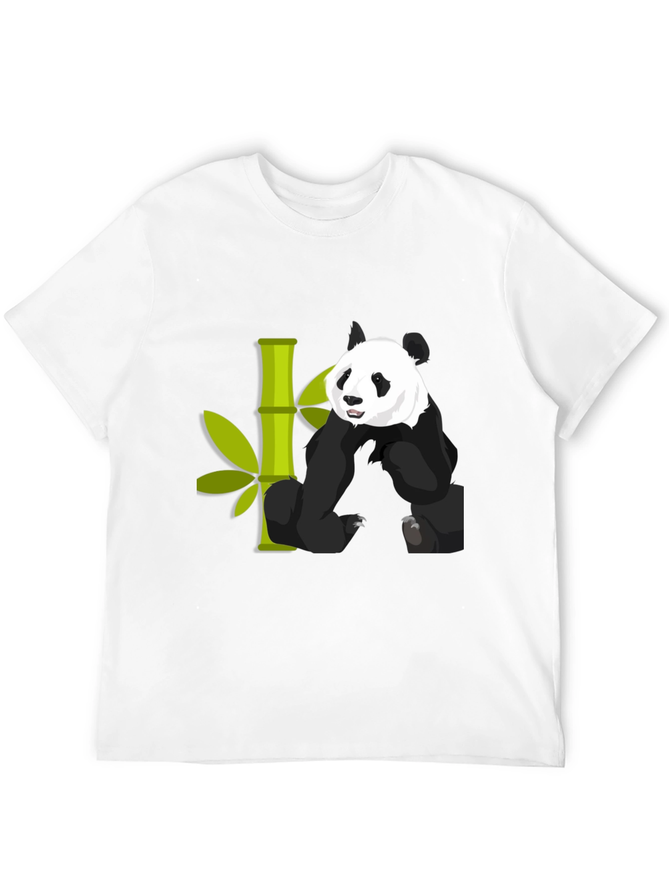 Panda & Bamboo Graphic T-Shirt - Unique Design!