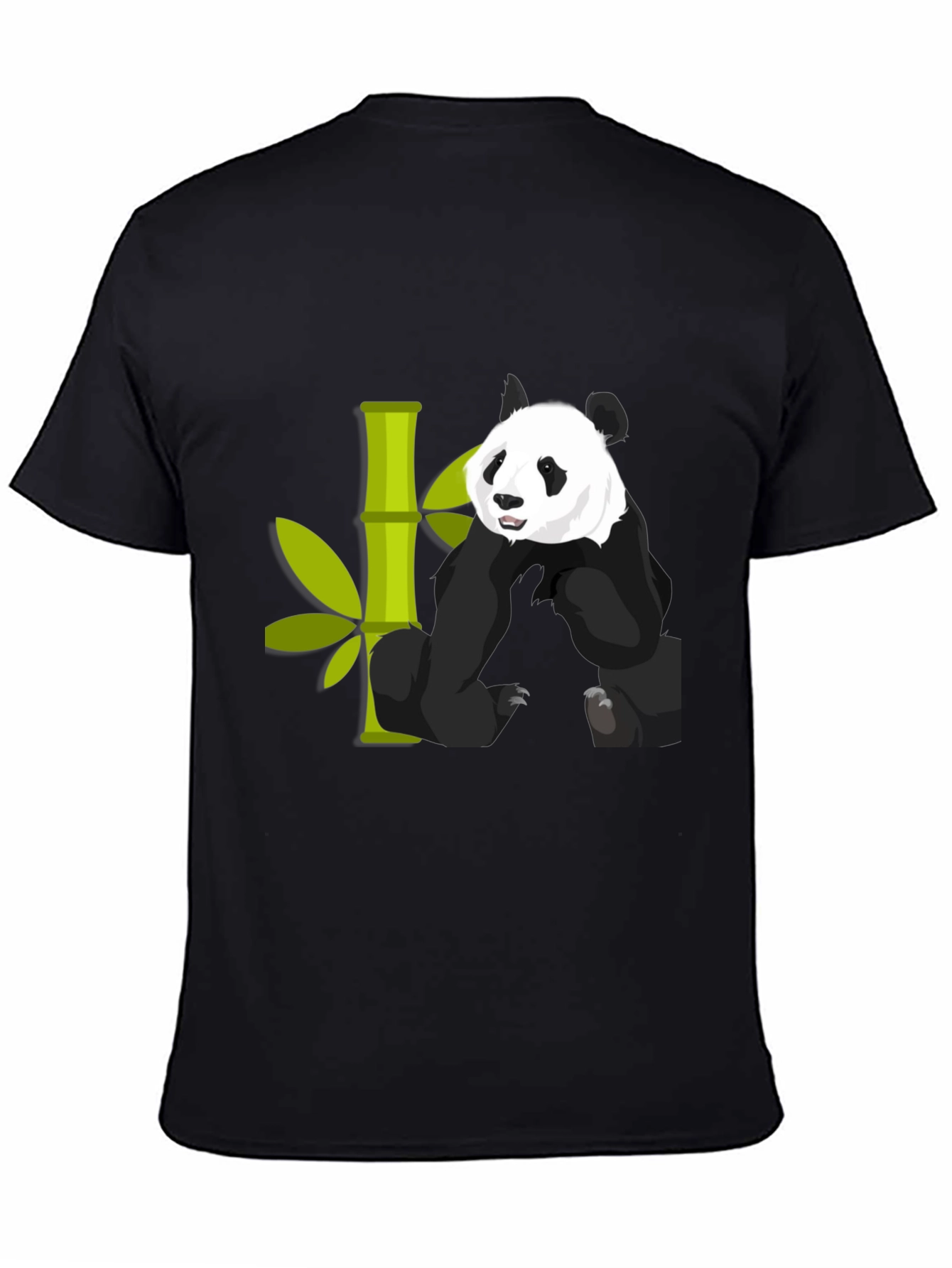 Panda & Bamboo Graphic T-Shirt - Unique Design!