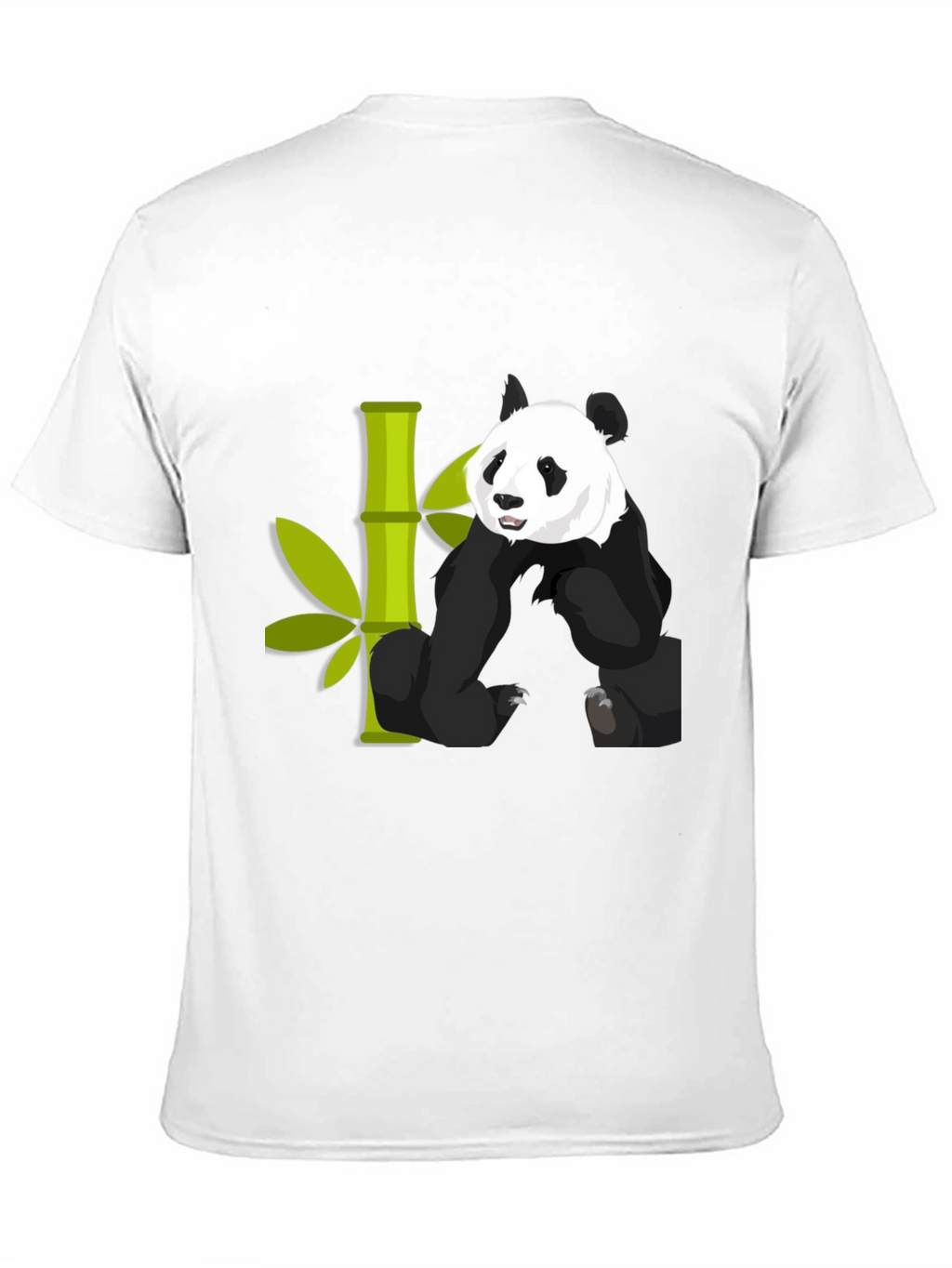 Panda & Bamboo Graphic T-Shirt - Unique Design!