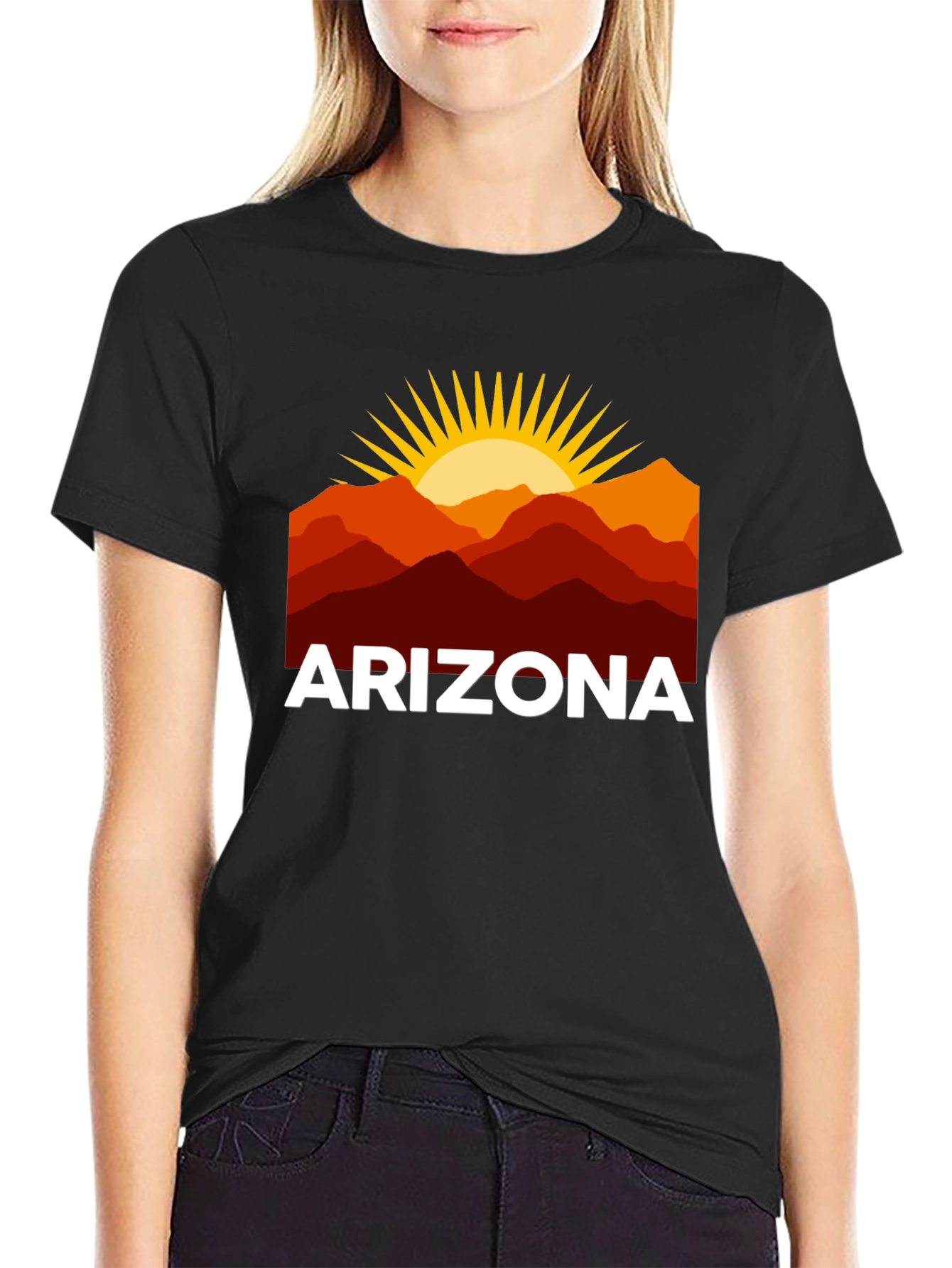 Arizona Graphic Tee - Desert Sunset T-Shirt