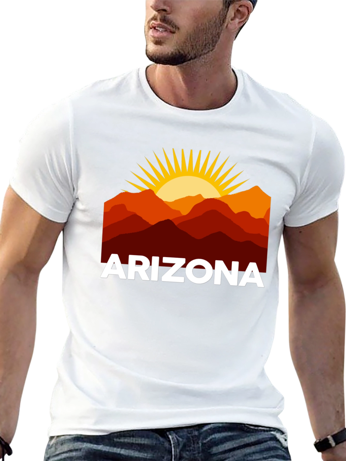 Arizona Graphic Tee - Desert Sunset T-Shirt