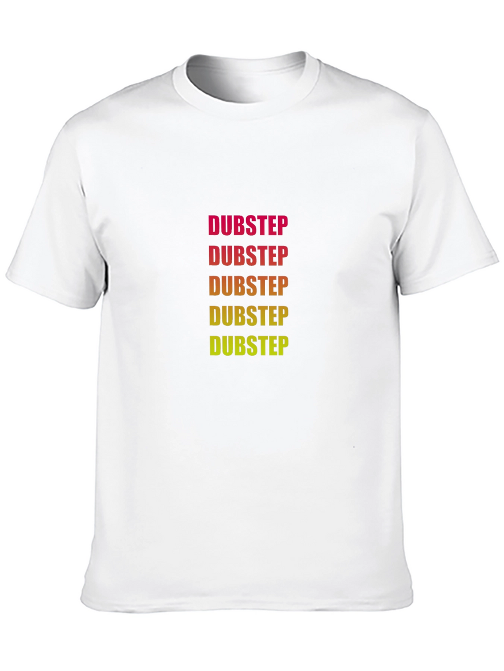 Dubstep Graphic Print Black T-Shirt