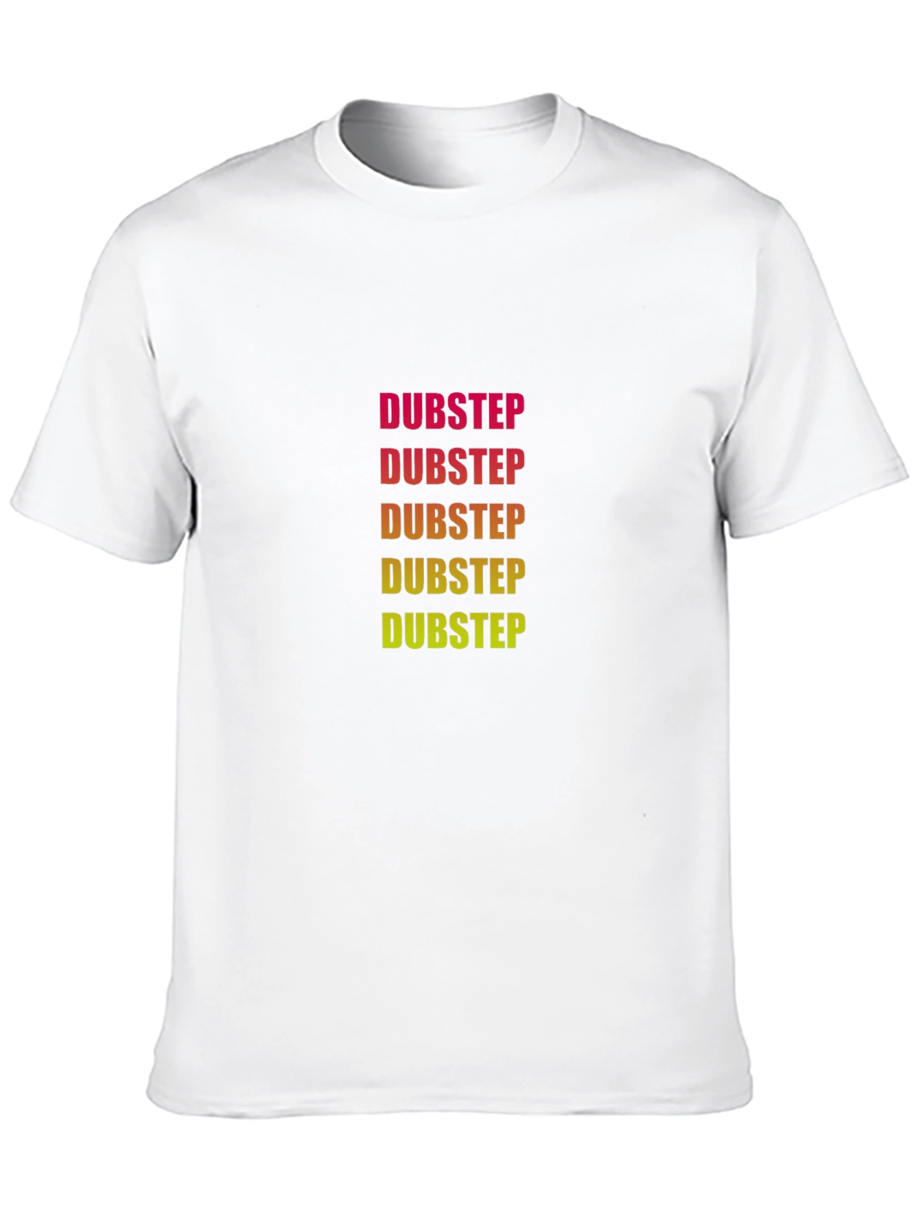 Dubstep Graphic Print Black T-Shirt
