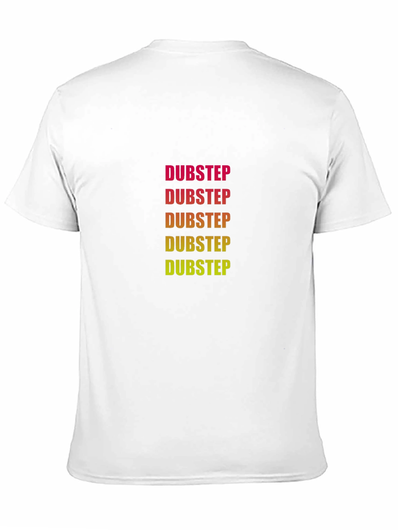 Dubstep Graphic Print Black T-Shirt