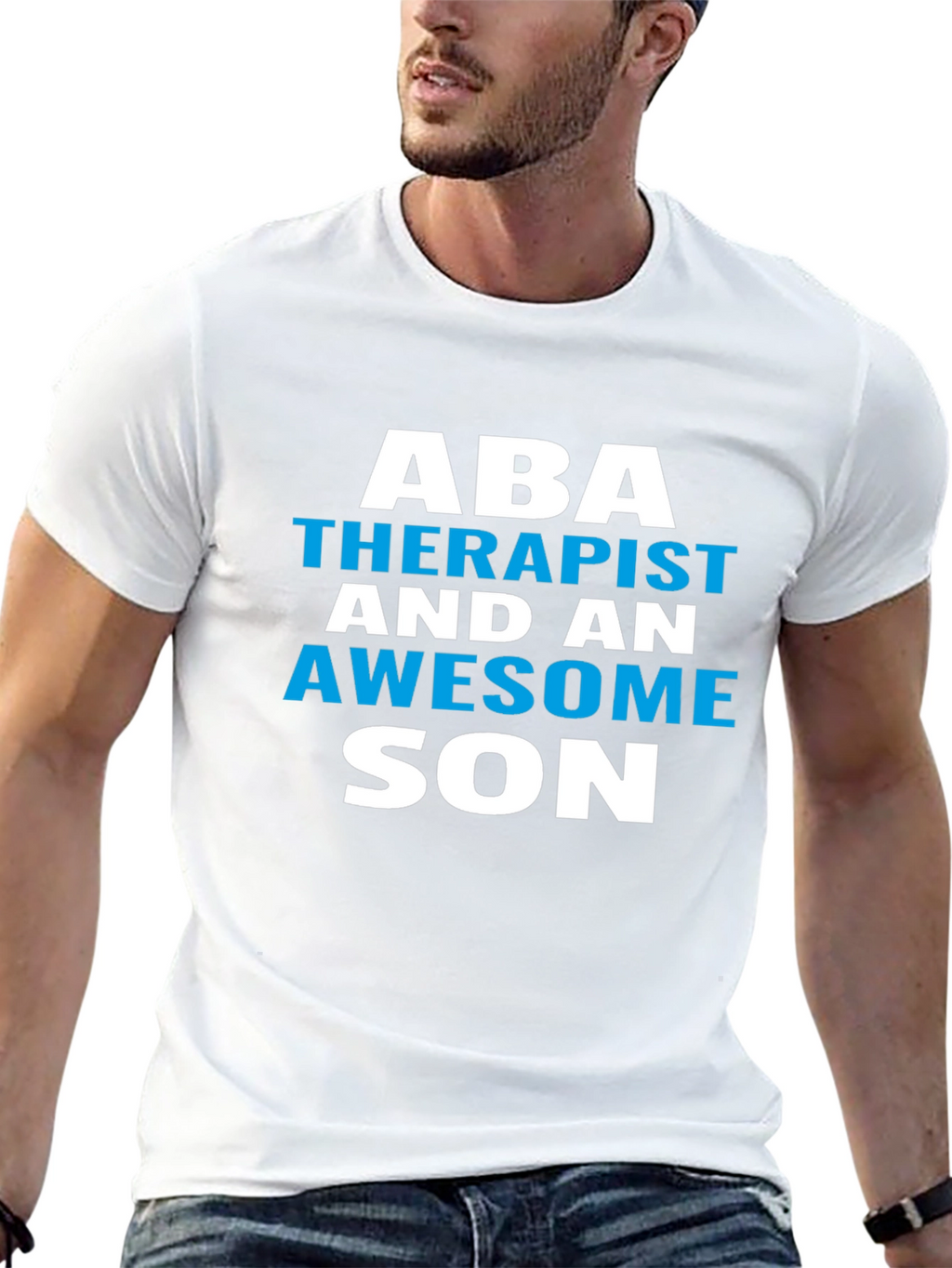 ABA Therapist Awesome Son T-Shirt