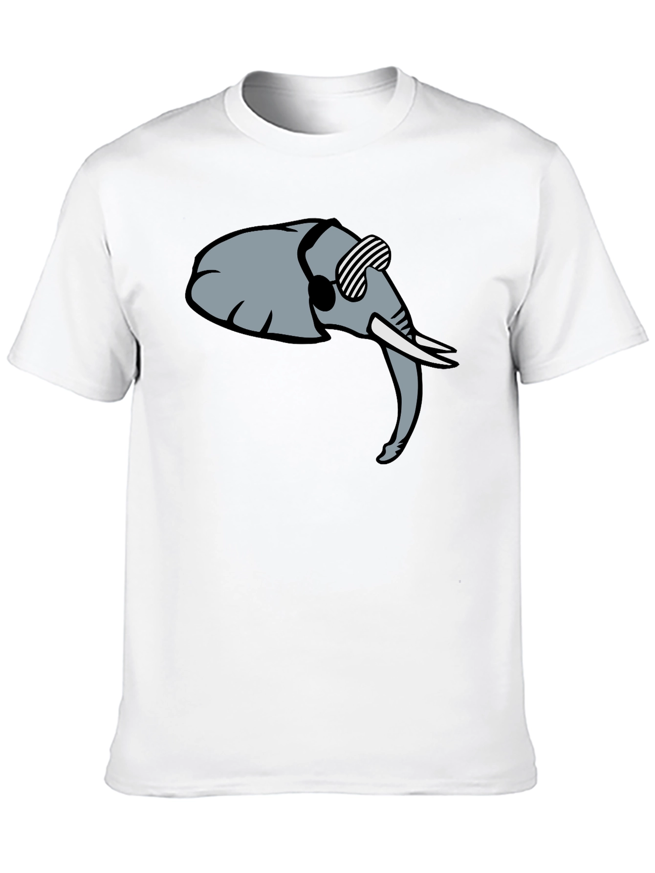 Cool Elephant Graphic Tee - Trendy Black Shirt