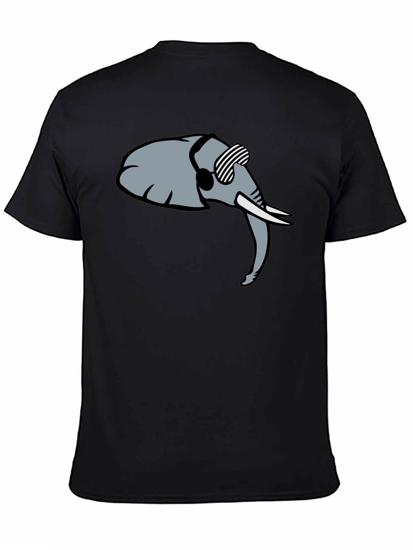 Cool Elephant Graphic Tee - Trendy Black Shirt