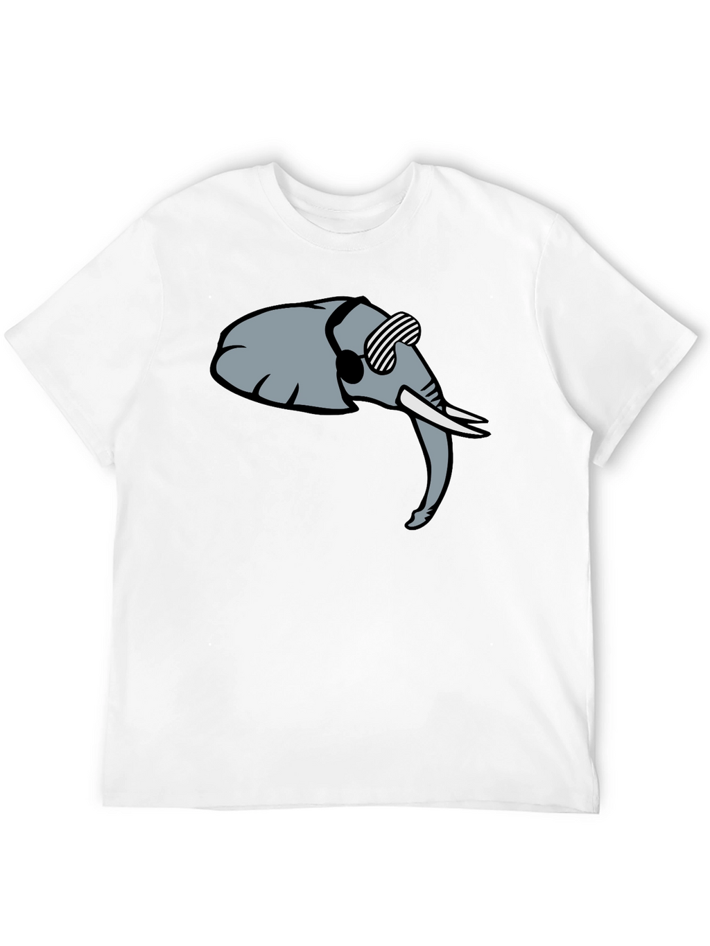 Cool Elephant Graphic Tee - Trendy Black Shirt
