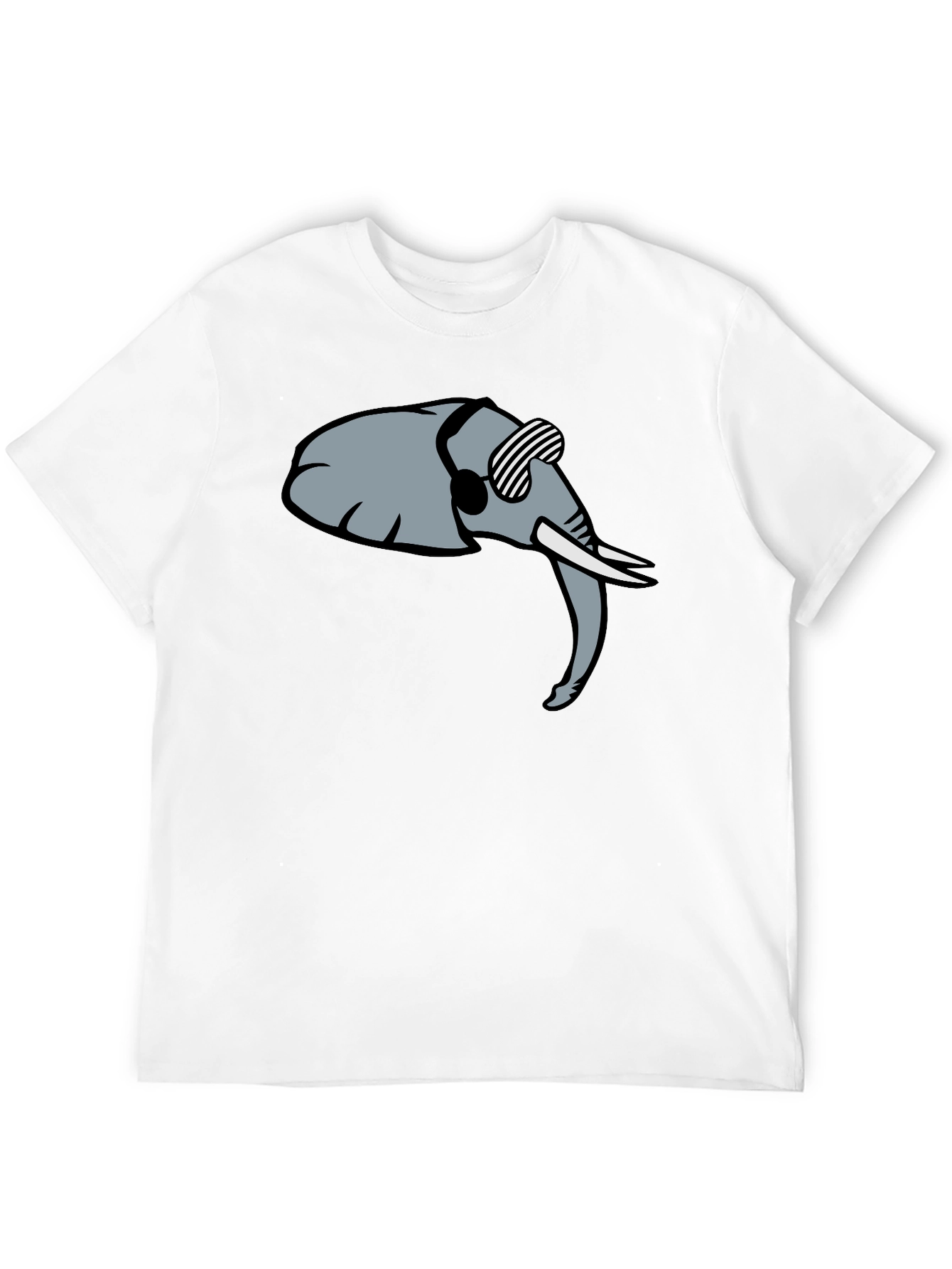 Cool Elephant Graphic Tee - Trendy Black Shirt