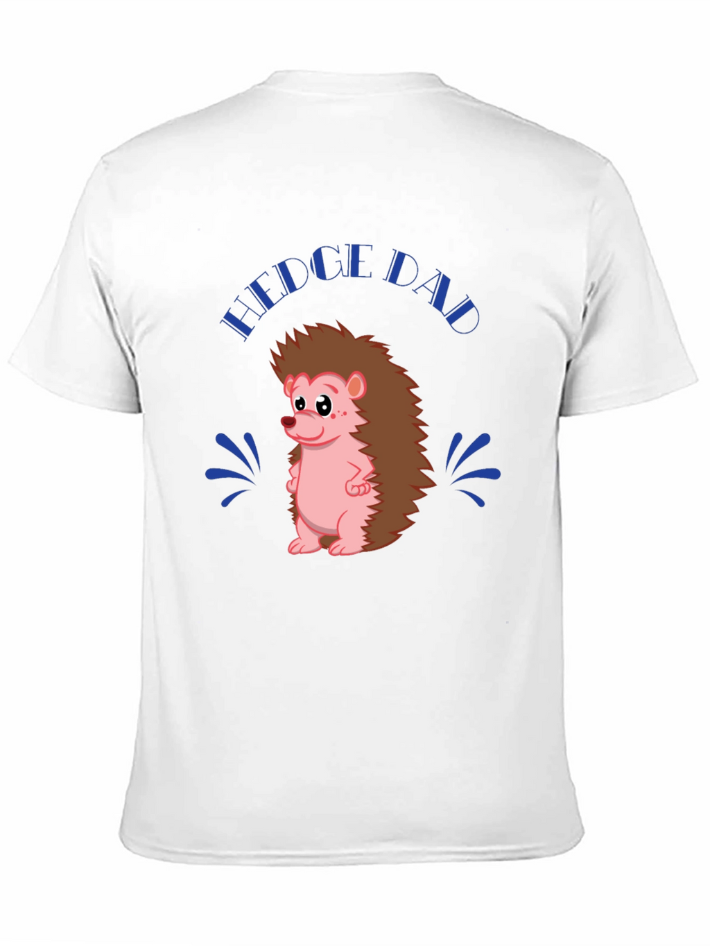 Hedge Dad T-Shirt - Cute Hedgehog Design