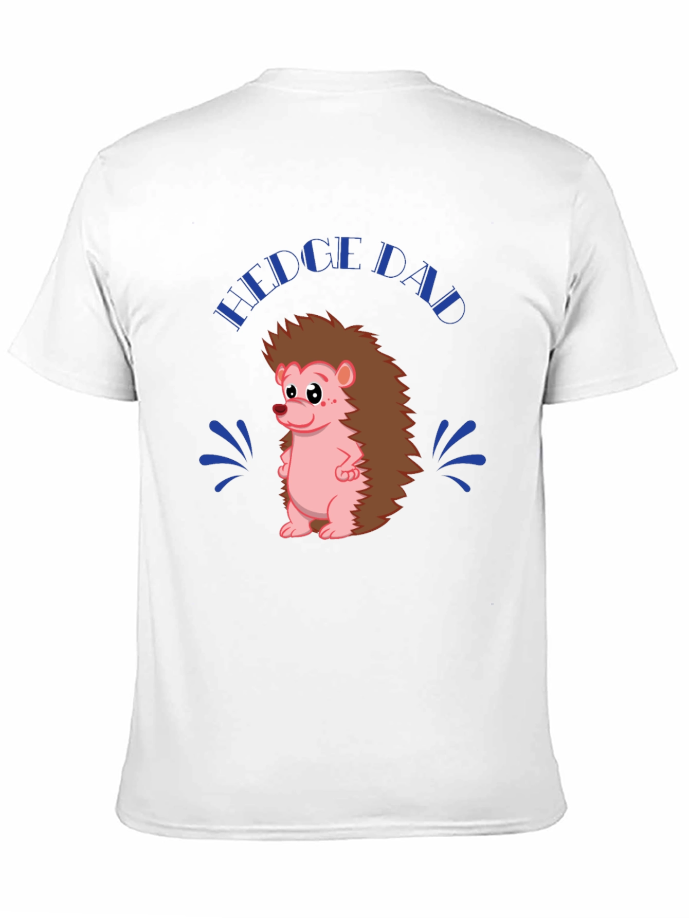 Hedge Dad T-Shirt - Cute Hedgehog Design