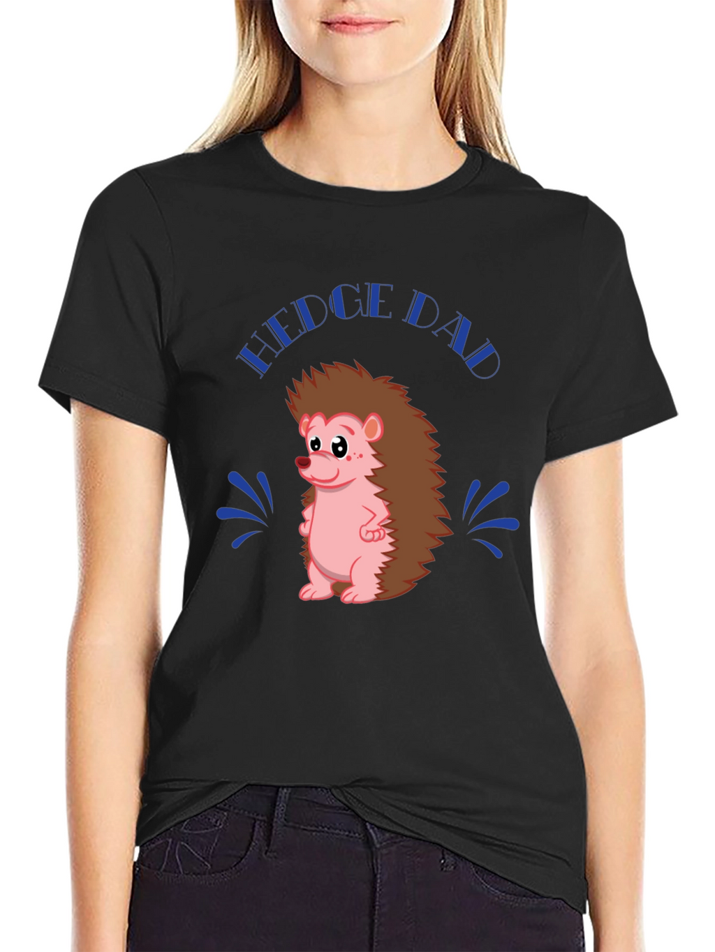 Hedge Dad T-Shirt - Cute Hedgehog Design