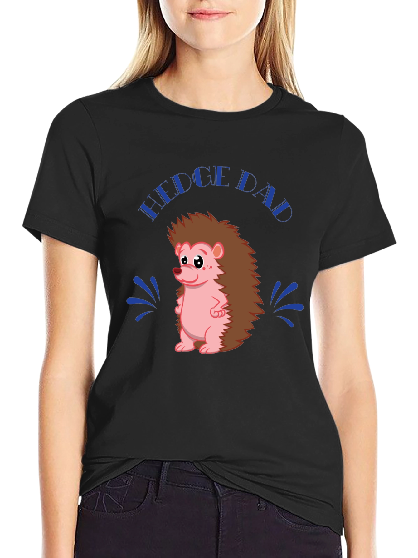 Hedge Dad T-Shirt - Cute Hedgehog Design