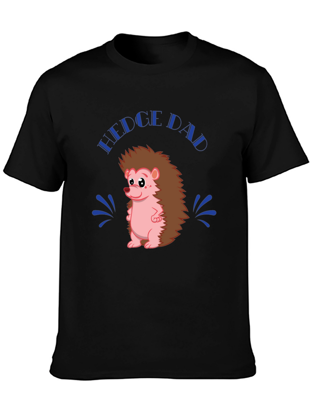 Hedge Dad T-Shirt - Cute Hedgehog Design