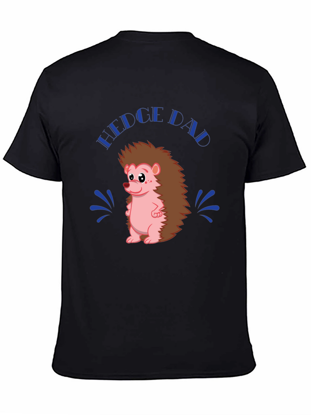 Hedge Dad T-Shirt - Cute Hedgehog Design