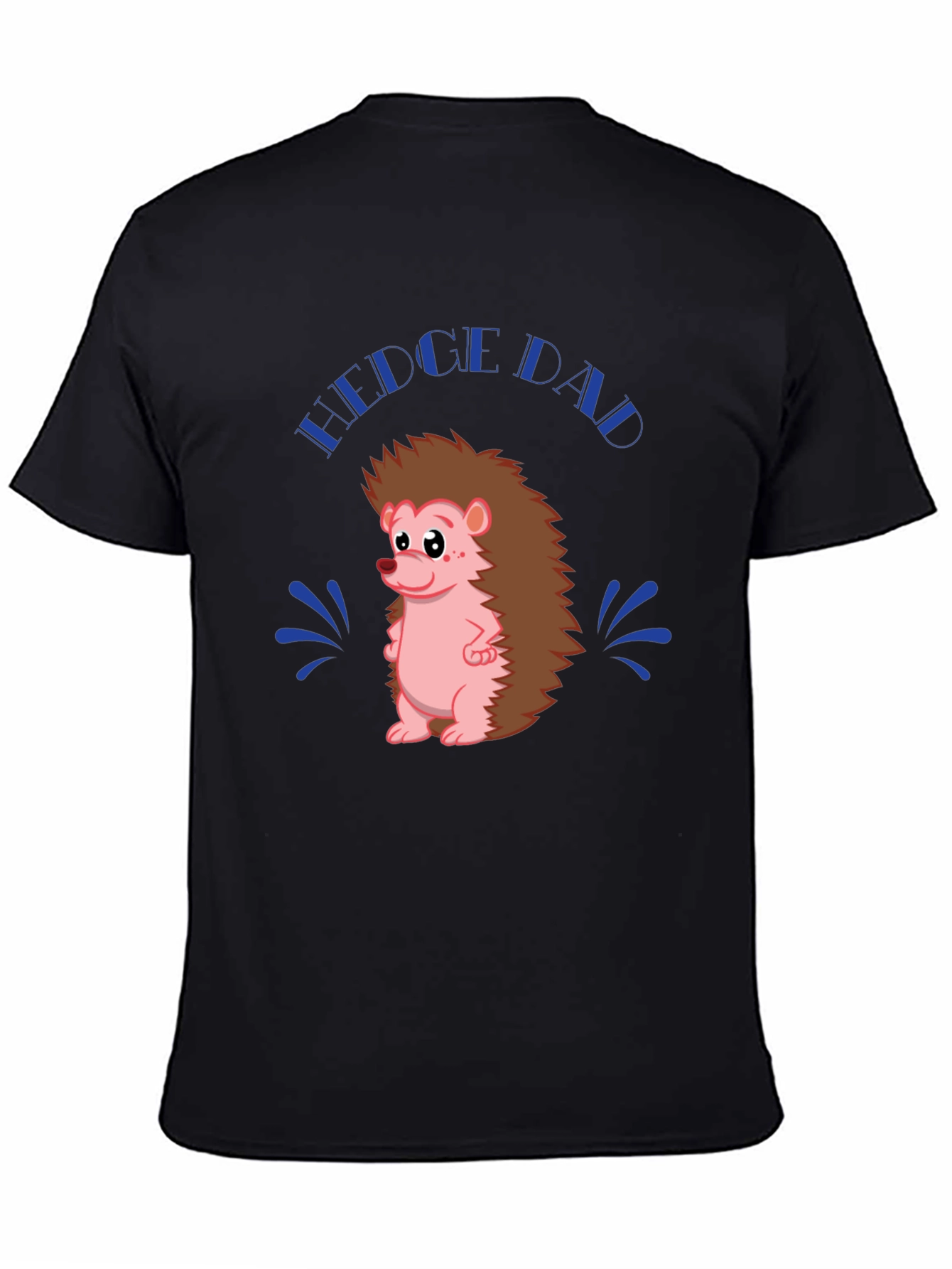 Hedge Dad T-Shirt - Cute Hedgehog Design