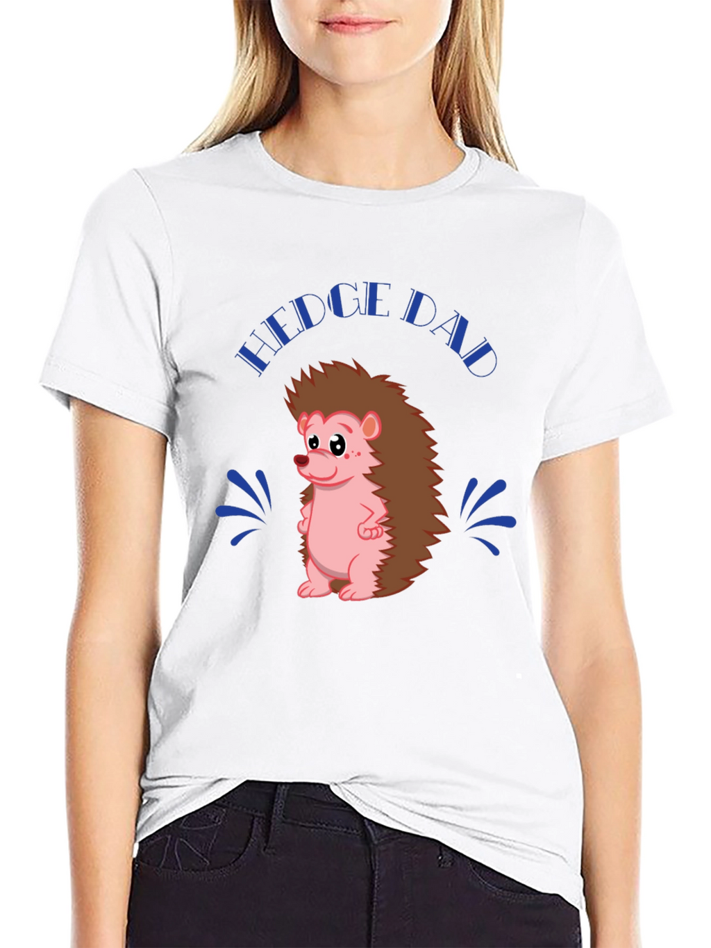 Hedge Dad T-Shirt - Cute Hedgehog Design