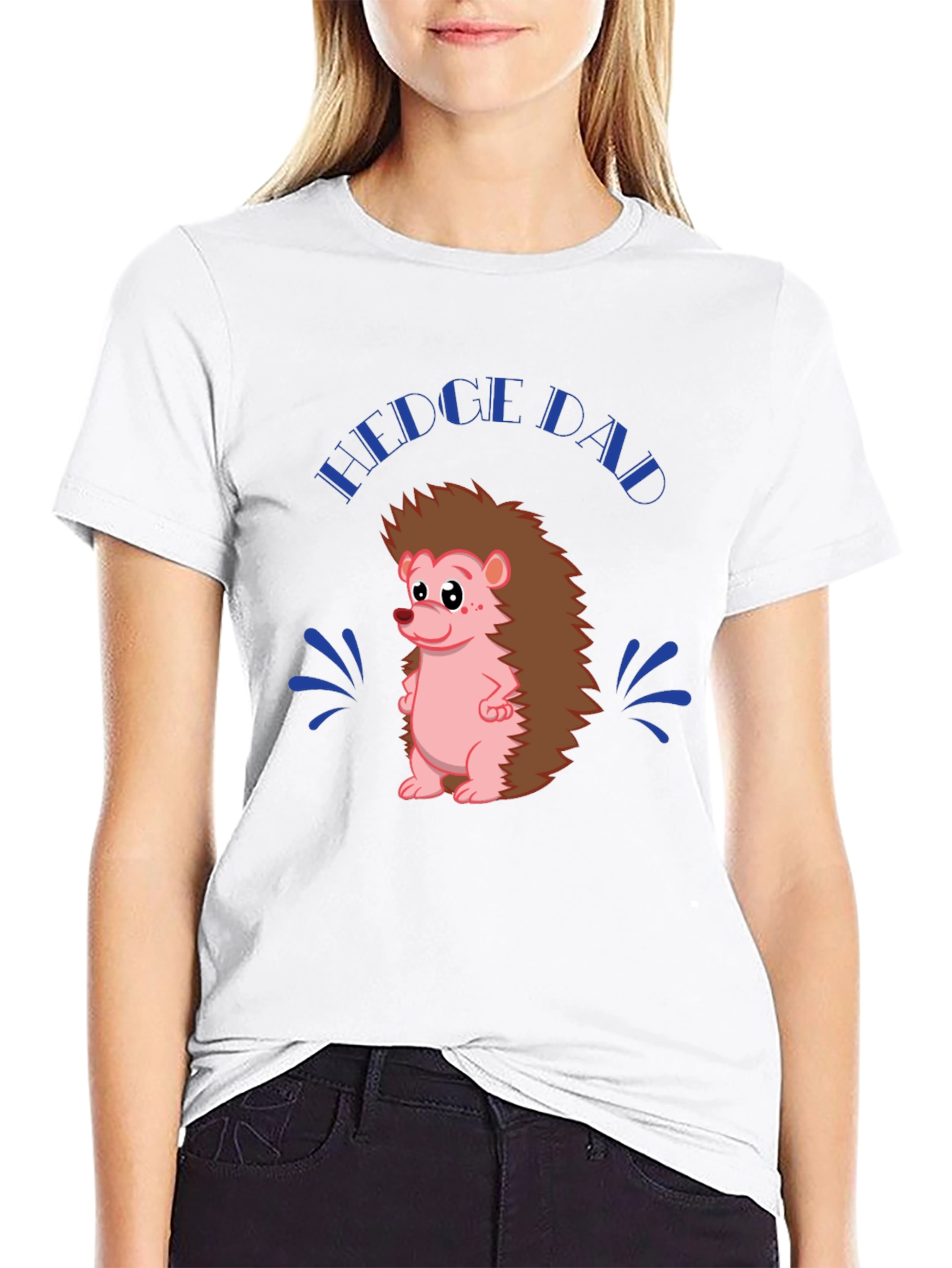 Hedge Dad T-Shirt - Cute Hedgehog Design