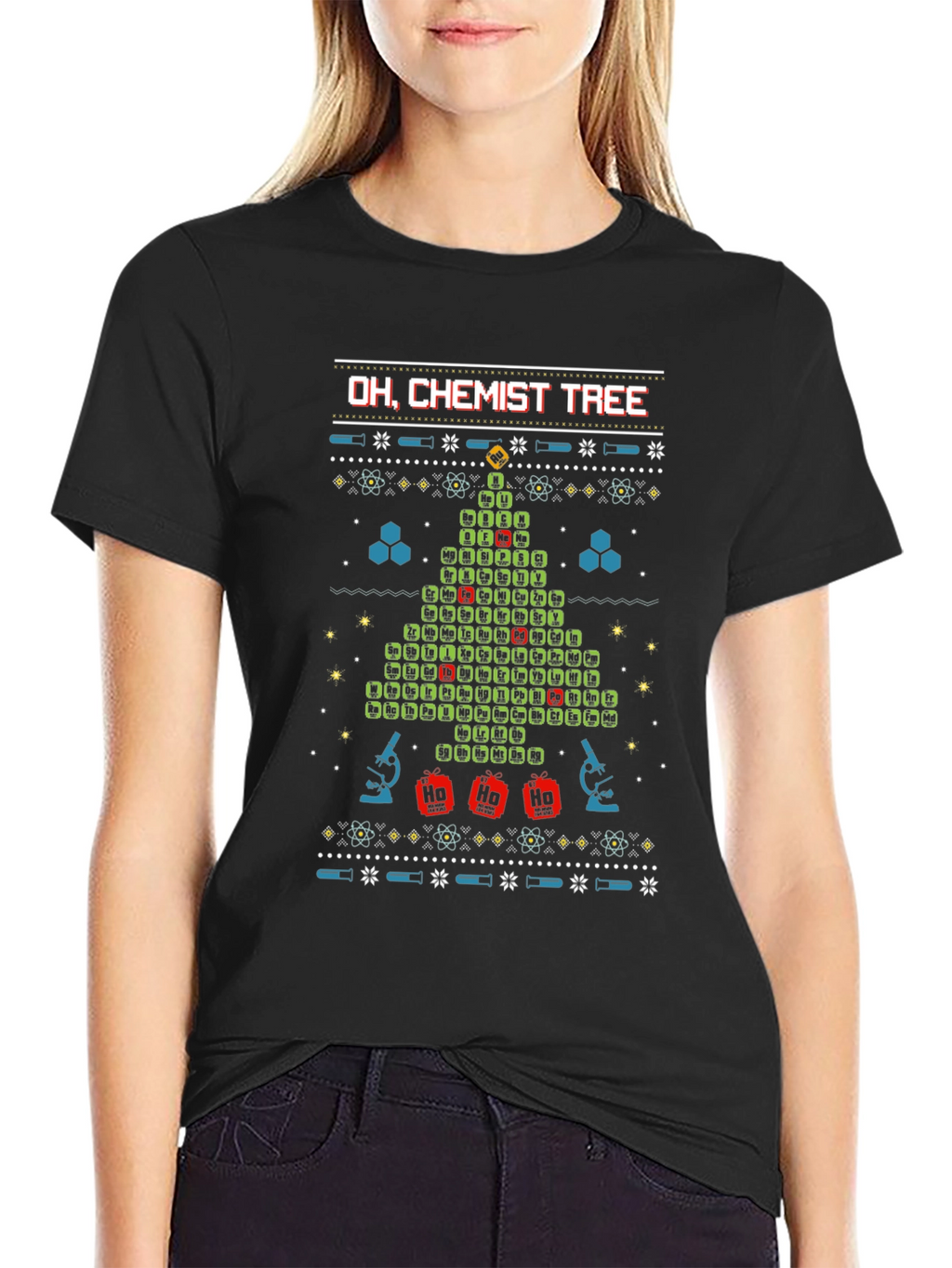 Oh Chemist Tree T-Shirt - Science Holiday Tee