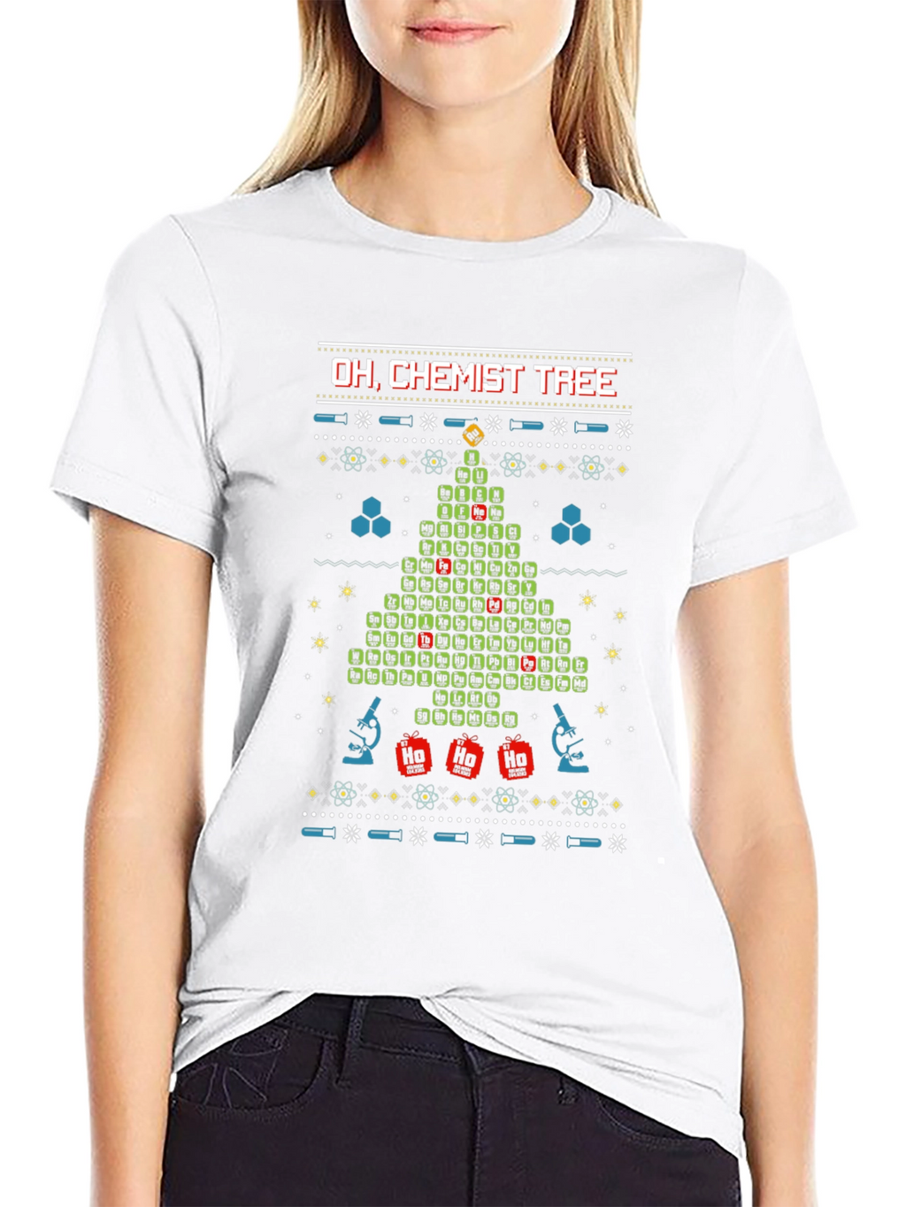 Oh Chemist Tree T-Shirt - Science Holiday Tee